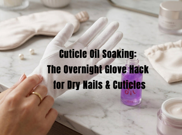 Cuticle Oil Soaking: Overnight Glove Hack for Dry Nails
