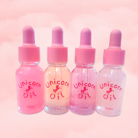 15ml Pink collection unicorn oil The original Shimmer Cuticle Oil – Handcrafted in Melbourne since 2017 – First cuticle oil droppers to hit the Australian market