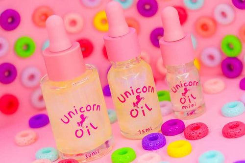 Fruit Loops scented Cuticle Oil with a variety of sizes from the Unicorn Lab Range