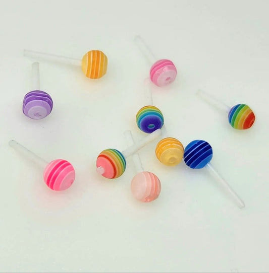 MINI LOLLYPOP STICK CHARM X10 - Unicorn Lab
