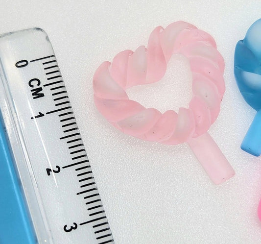 LARGE LOLLYPOP TWIST CHARM X6 - Unicorn Lab