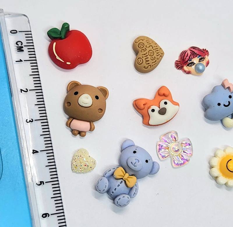 NEW MIXED NAIL CHARM X10 - Unicorn Lab