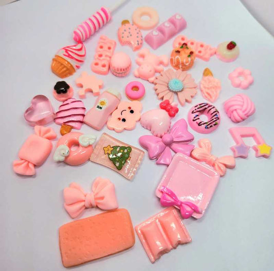 XL JUMBO PINK SWEET CHARM MIX x30 - Unicorn Lab