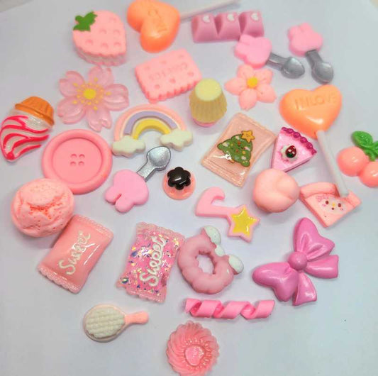 XL JUMBO PINK SWEET CHARM MIX x30 - Unicorn Lab