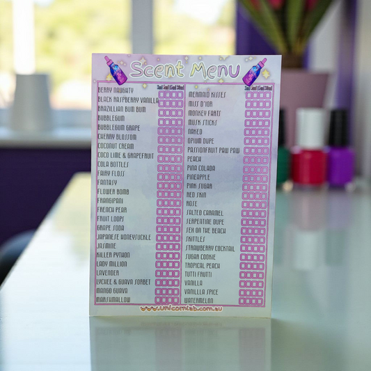 Cuticle Oil Menus