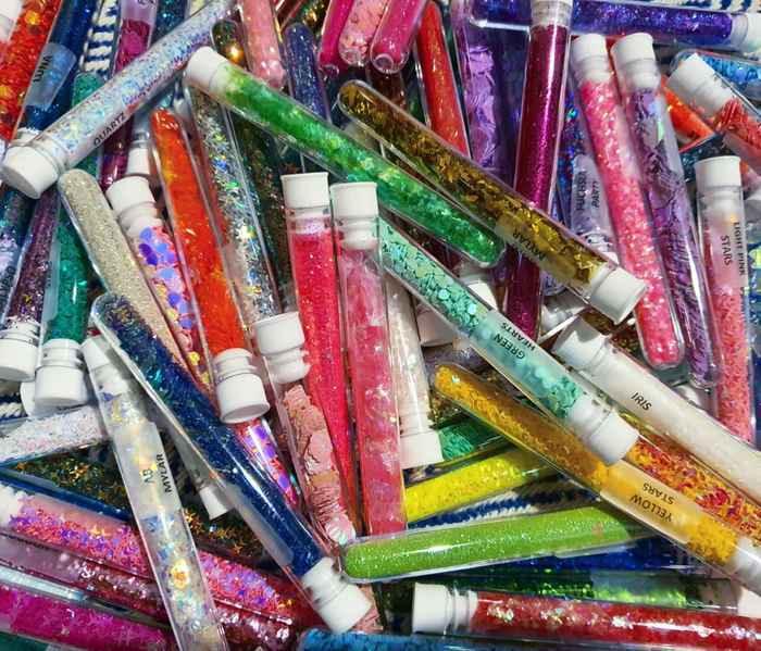 MYSTERY GLITTER TUBES X10 - Unique Glitter Test Tubes - Unicorn Lab