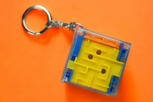 Cube Puzzle Keychain - Unicorn Lab