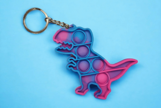 Dinosaur Poppit Keychain - Unicorn Lab