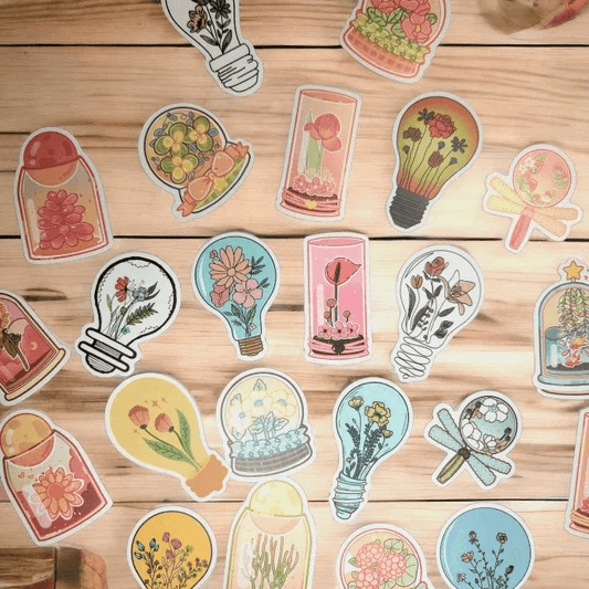 Glass Creation stickers X20 - Unicorn Lab