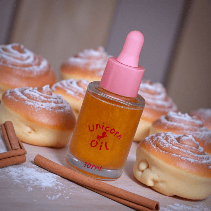 Cinnamon Scroll Unicorn Cuticle Oil 30ml unicorn oil The original Shimmer Cuticle Oil – Handcrafted in Melbourne since 2017 – First cuticle oil droppers to hit the Australian market