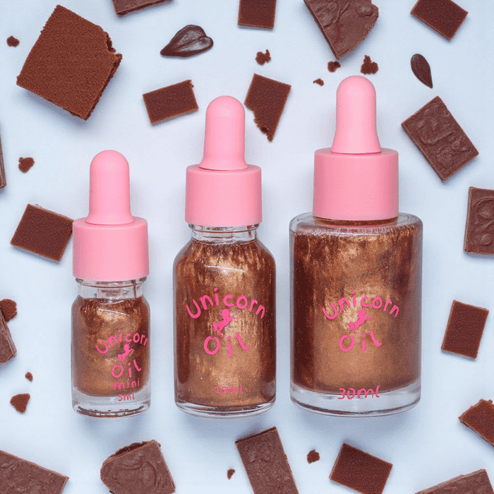 Chocolate Brownie Unicorn Cuticle Oil unicorn oil The original Shimmer Cuticle Oil – Handcrafted in Melbourne since 2017 – First cuticle oil droppers to hit the Australian market