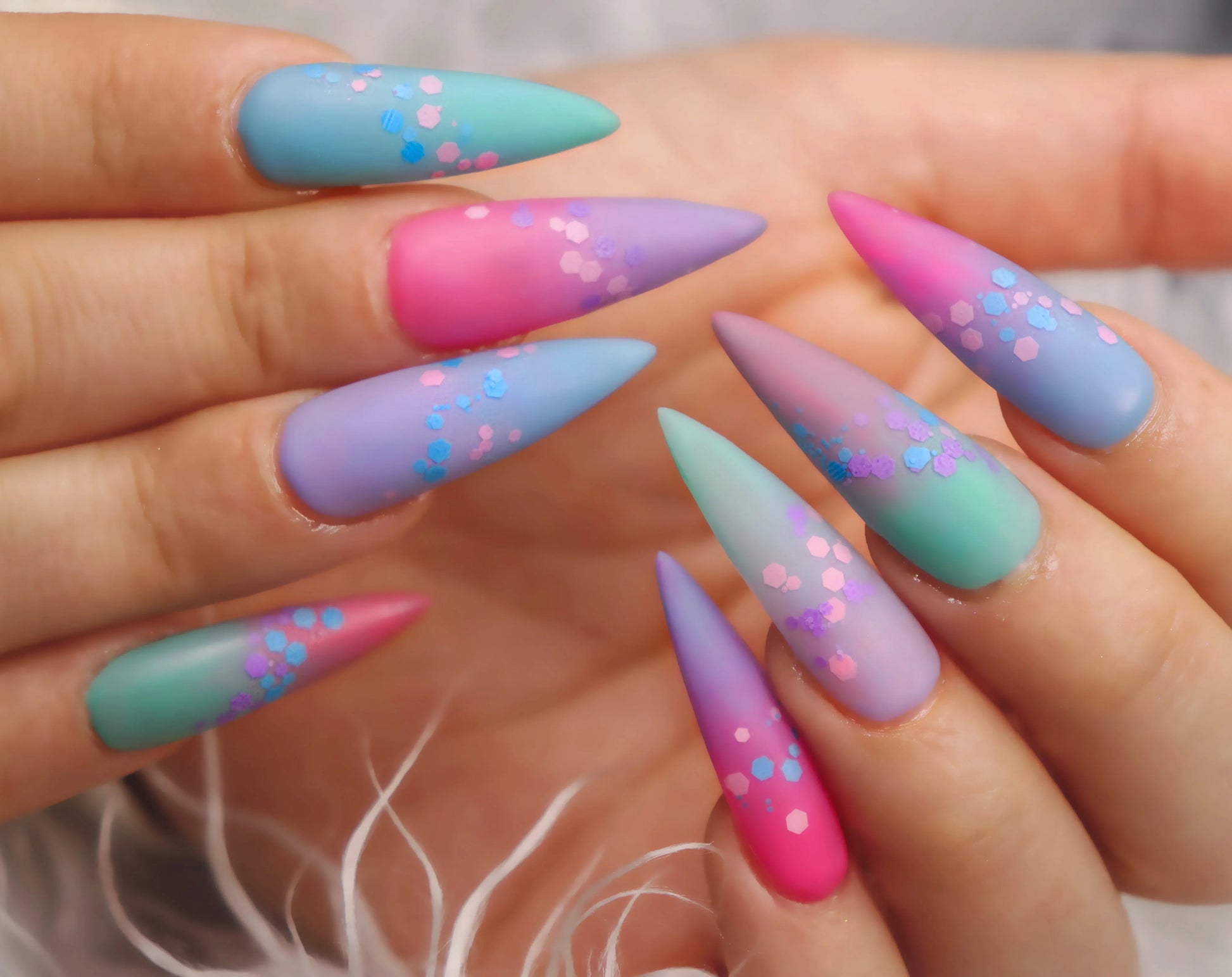 Candy Rain Glitter Hex - Unicorn Lab