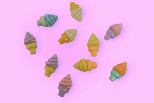 MINI SOFT SERVE ICE CREAM CHARM X10 - Unicorn Lab