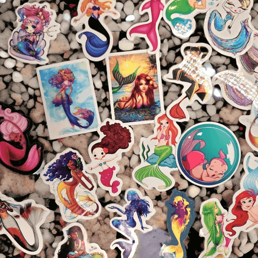 Mermaid stickers X20 - Unicorn Lab