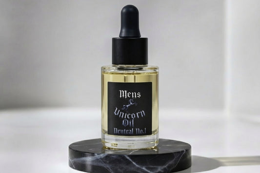 15ml glass bottle of Men's Neutral No.1 Cuticle Oil showcasing a premium, shimmer-free serum.