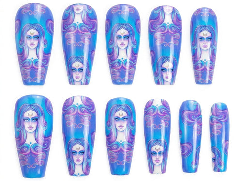 waterslide nail decals Australia