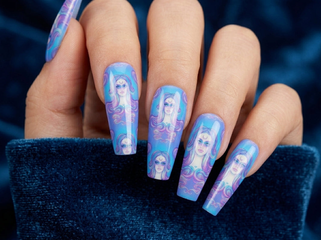 waterslide nail decals Australia