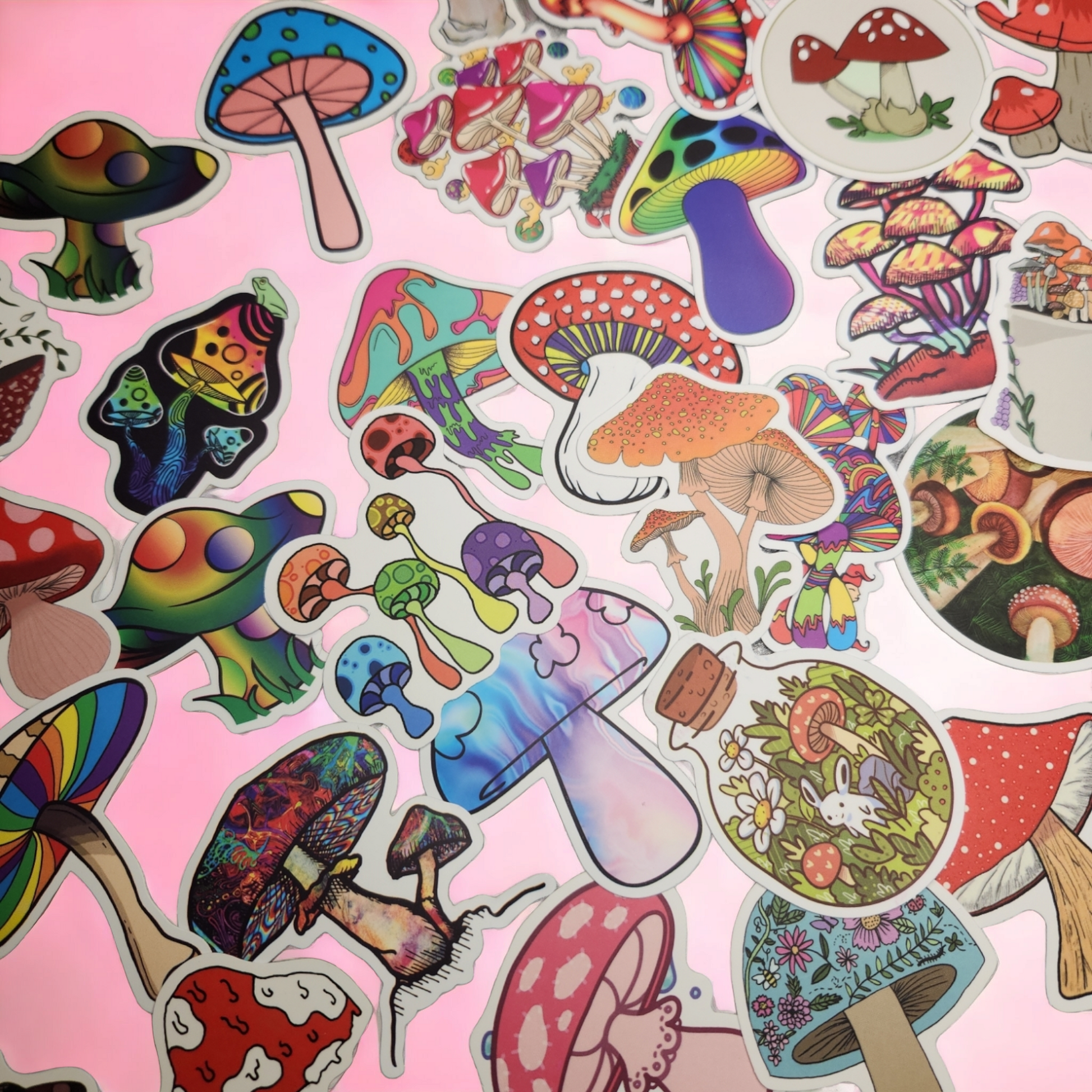 Mushroom stickers X20 large sticker