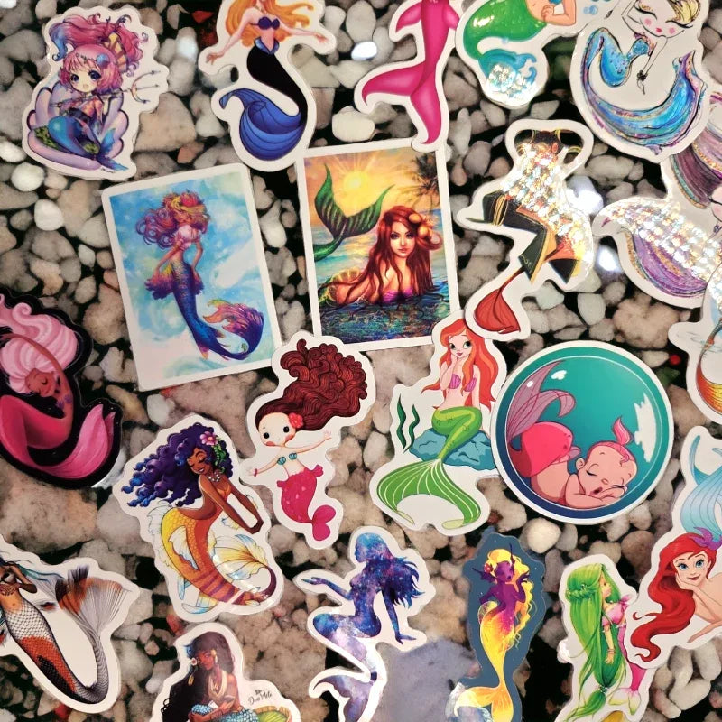 Mermaid stickers X20 - Unicorn Lab