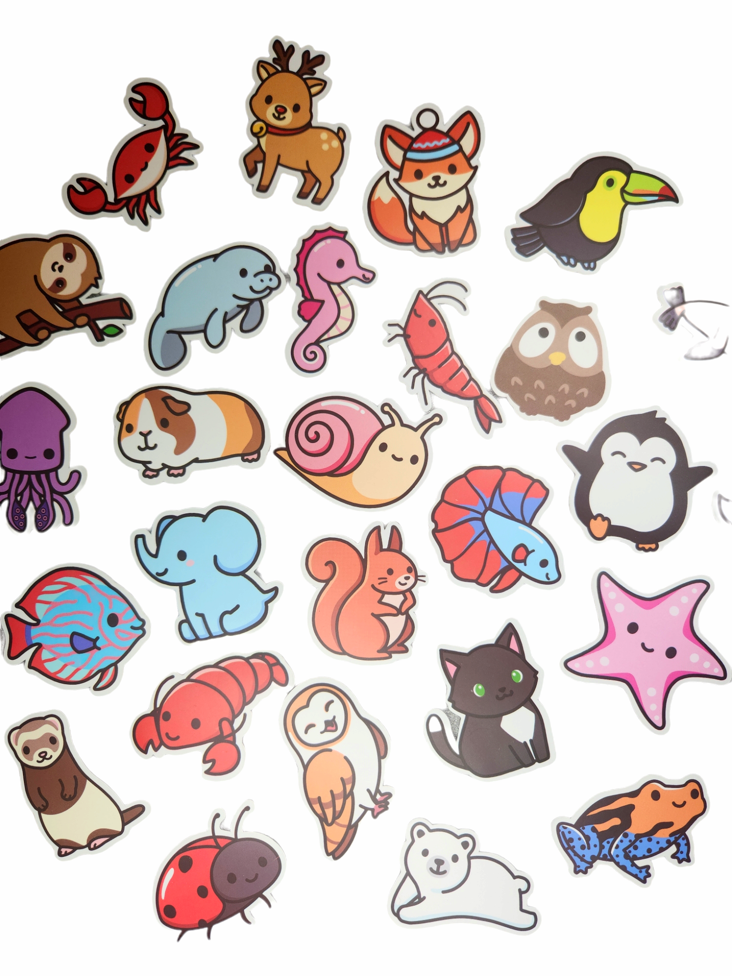Cute Animal stickers X20 large sticker