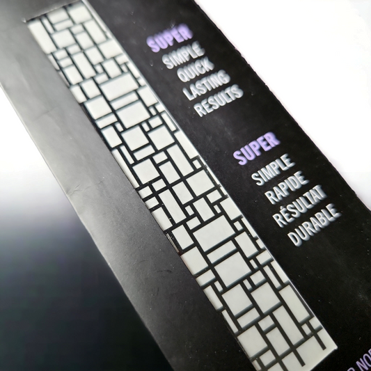 Nail Hug Mondrianic Strip nail sticker