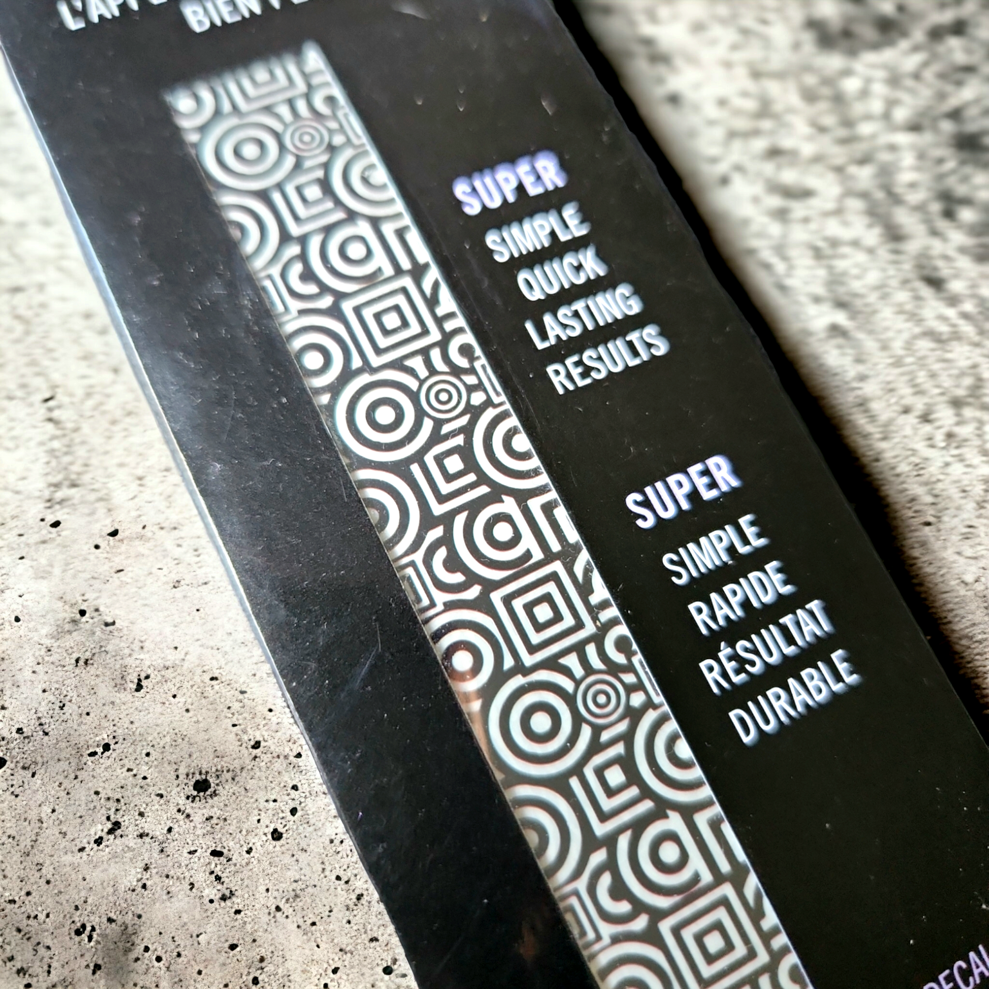 Nail Hug Squares & Circles nail sticker