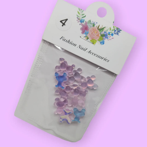 GLOW IN THE DARK BEAR CHARM x10 - Unicorn Lab