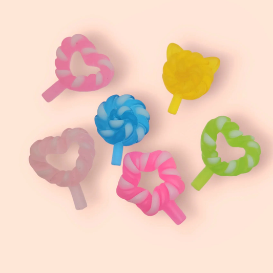 LARGE LOLLYPOP TWIST CHARM X6 - Unicorn Lab