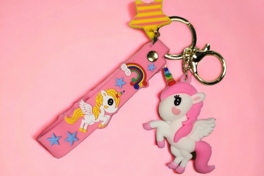 Pink Unicorn Keychain - Unicorn Lab