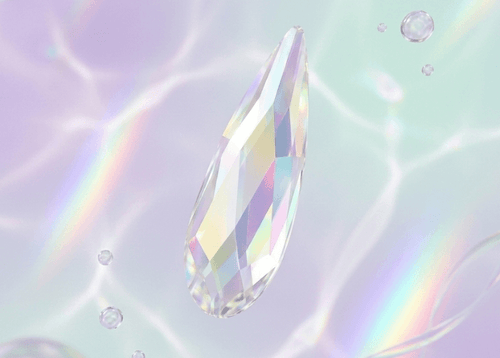 2304 Raindrop AB | Swarovski Flatback Crystals | 10mm x 2.8mm