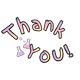 Gradient 'Thank You!' text with laboratory beakers on a white background. Thank you for leaving a review for Unicorn Lab Australia