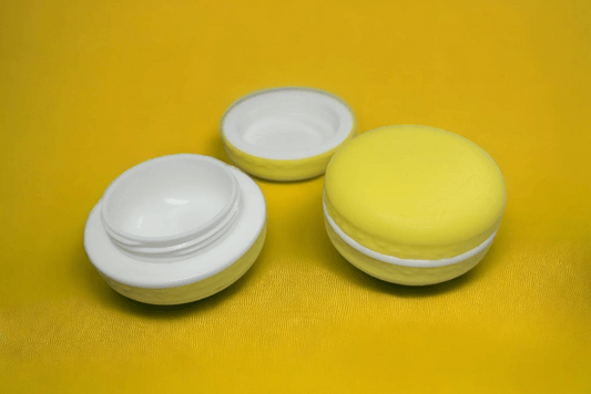 Yellow Macaron storage container 10ml - Unicorn Lab