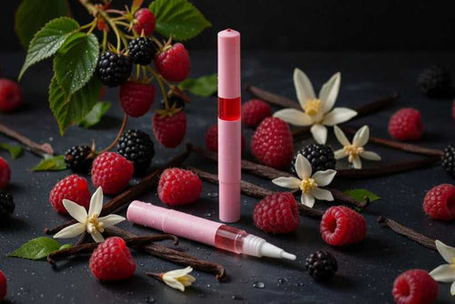 Black Raspberry Vanilla luxury nail serum in a 3ml cuticle oil pen, Australian made, 12-free vegan cuticle serum for your nail repair journey.