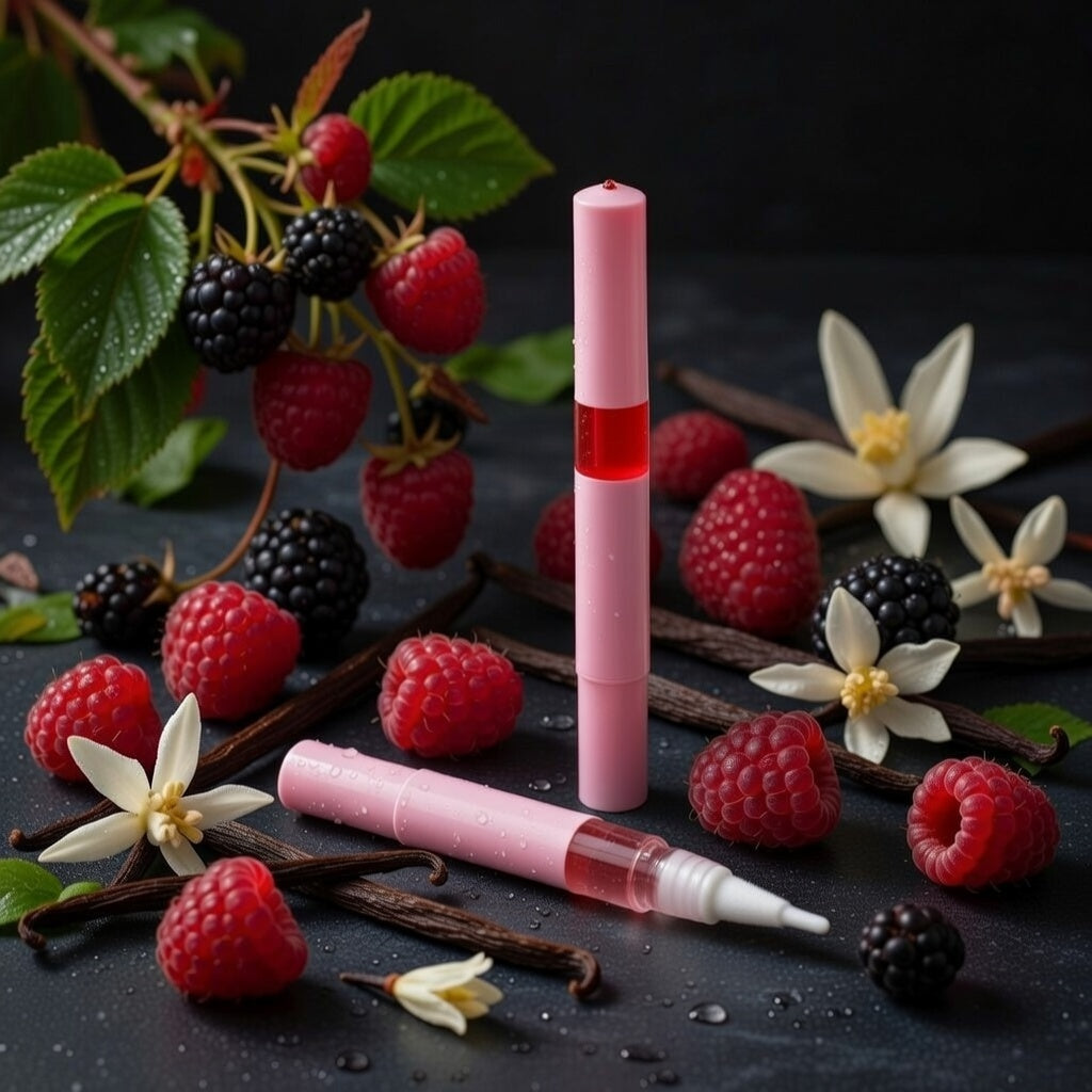 Black Raspberry Vanilla Cuticle Oil PINK 3ml Pen unicorn oil The original Shimmer Cuticle Oil – Handcrafted in Melbourne since 2017 – First cuticle oil droppers to hit the Australian market