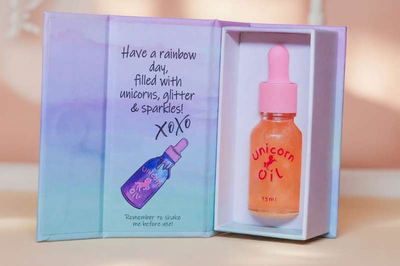 Peaches & Cream Unicorn Cuticle Oil unicorn oil The original Shimmer Cuticle Oil – Handcrafted in Melbourne since 2017 – First cuticle oil droppers to hit the Australian market