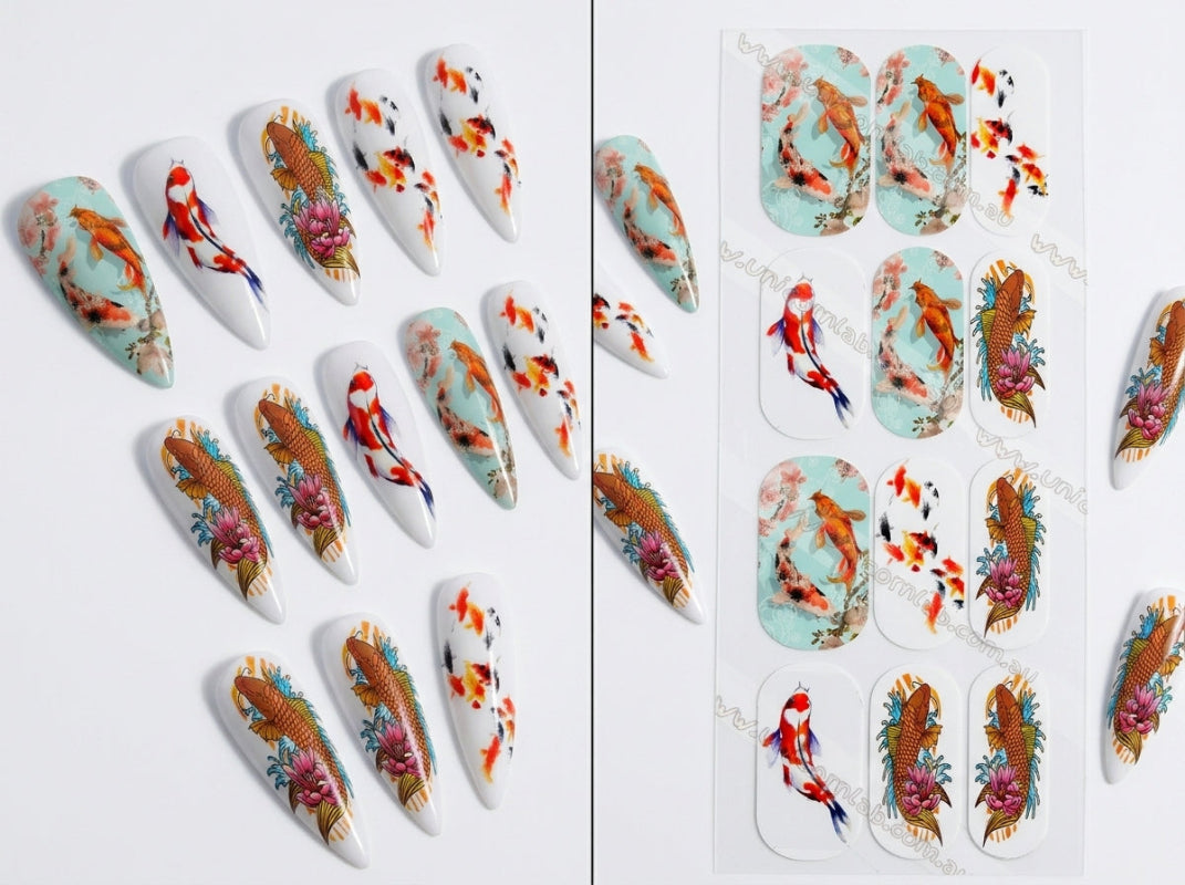 waterslide nail decals Australia