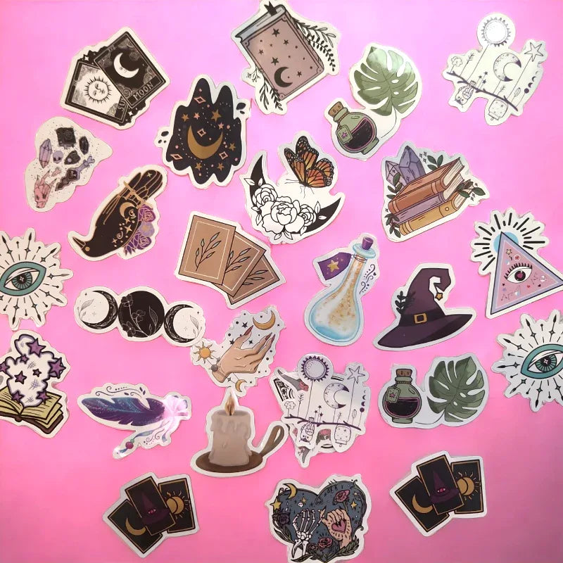 Witchy vibe stickers X20 - Unicorn Lab