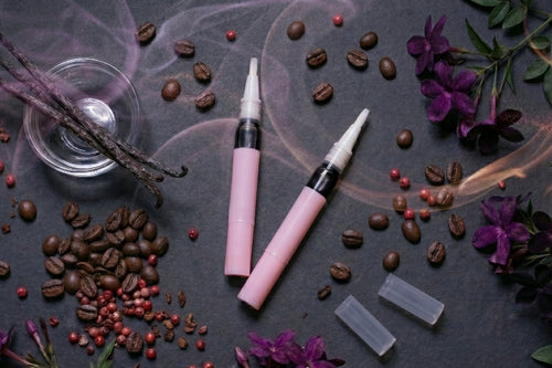 Midnight scented Cuticle Oil 3ml pen- Unicorn Lab. Black opium inspired nail serum fragrance
