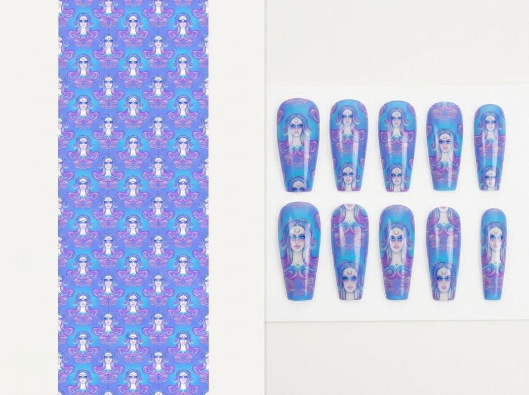 waterslide nail decals Australia