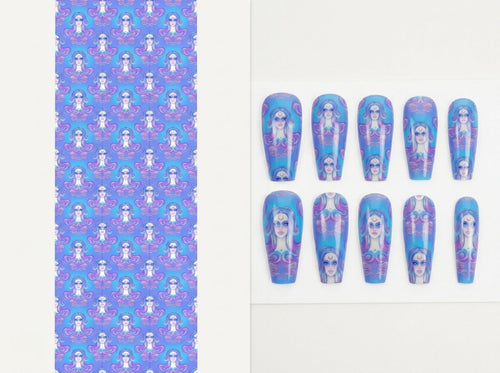 waterslide nail decals Australia