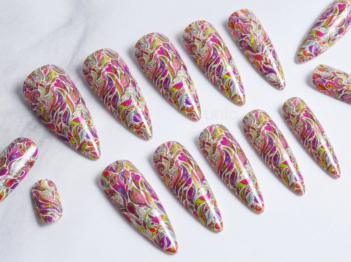 waterslide nail decals Australia