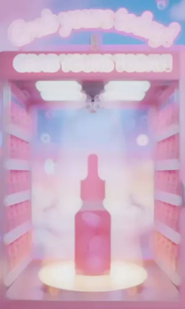 promo clip of a pink cuticle oil from unicorn lab - scented cuticle made in australia.