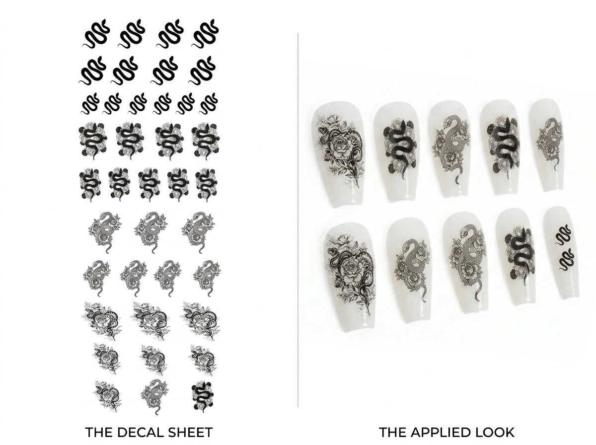 waterslide nail decals Australia