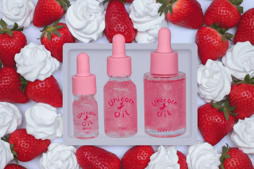Strawberries & Cream Unicorn Cuticle Oil - Unicorn Lab