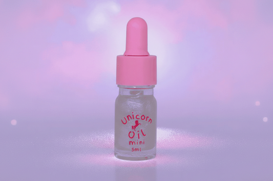 5ml glass dropper bottle of Viper Unicorn Cuticle Oil featuring shimmering garden-scented oil and a boutique label.