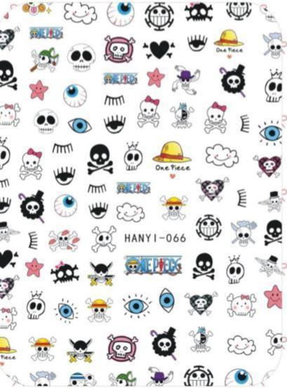 Nail Sticker - Design H66 - Unicorn Lab