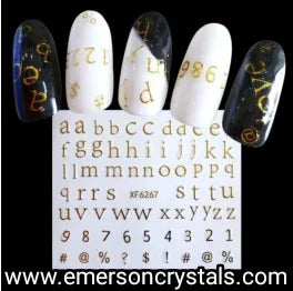 Nail Sticker - Design X6267 - Unicorn Lab