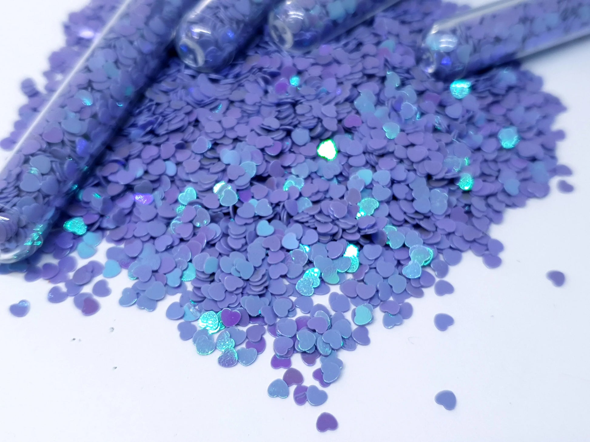 Purple Hearts Glitter - Unicorn Lab