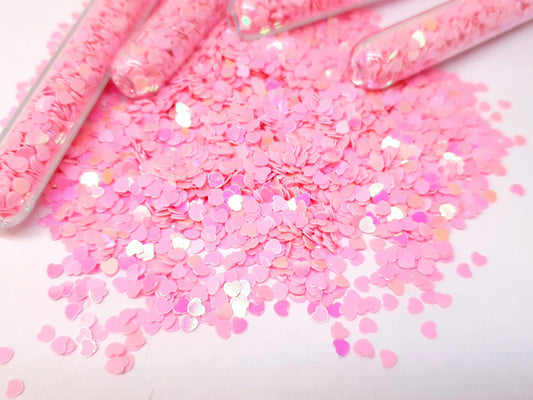 Pink Hearts Glitter - Unicorn Lab