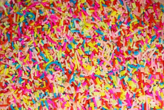 Rainbow Nail Art Sprinkles - Fimo - Unicorn Lab